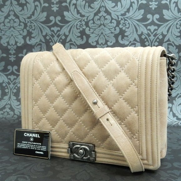 CHANEL Handbags - Chanel Suede Leather